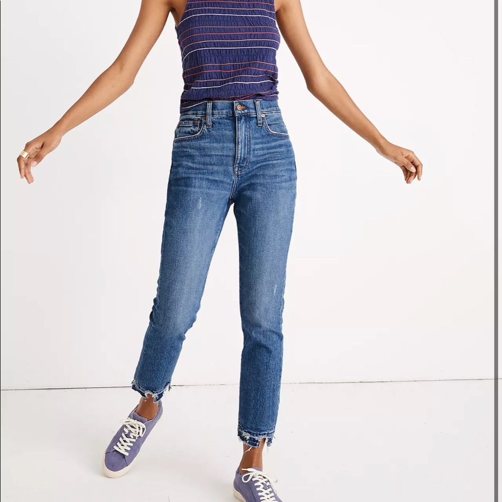 Madewell High-Rise Slim Boyfriend Jeans